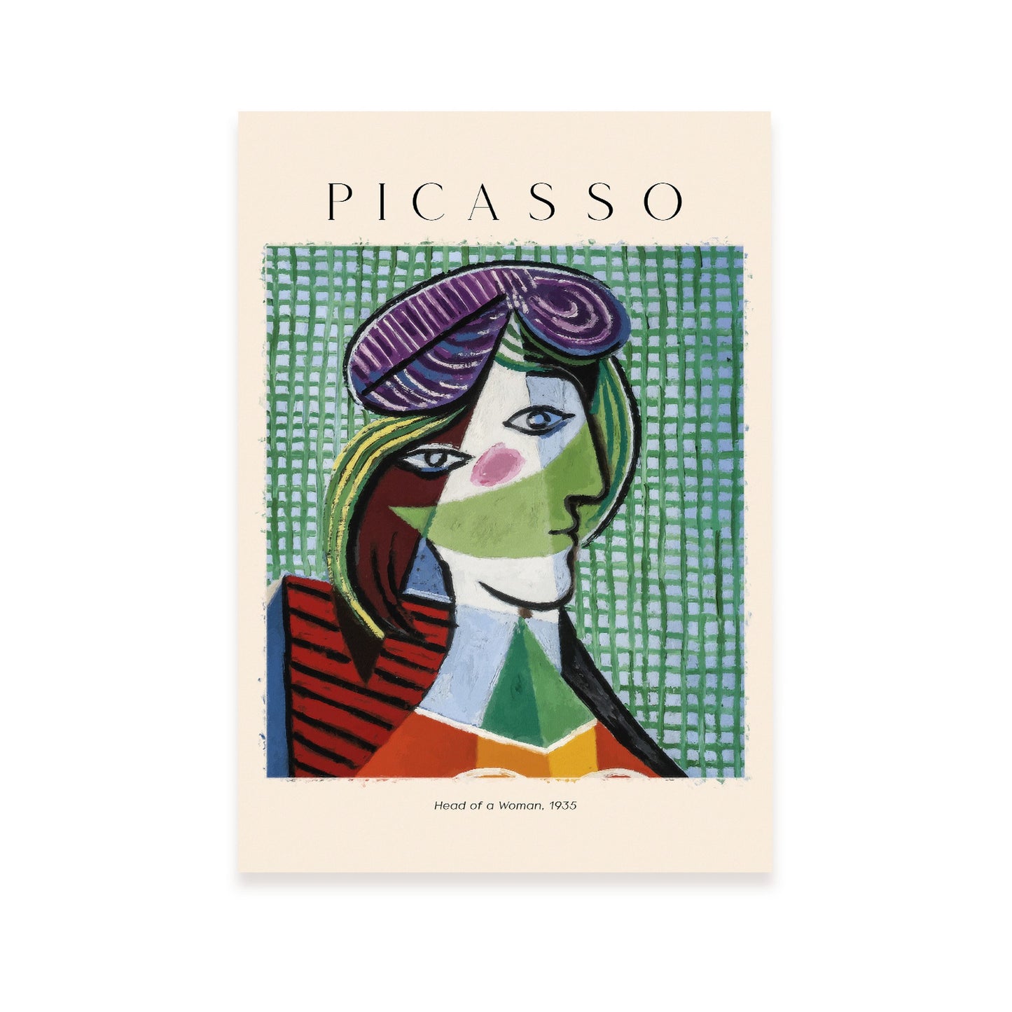 Lámina de Cabeza de Mujer inspirada en Picasso