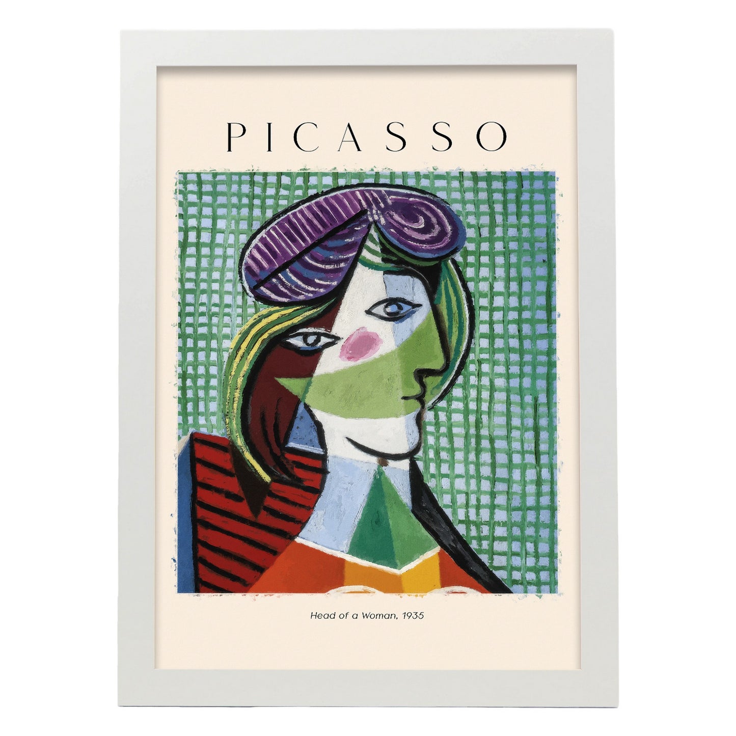 Lámina de Cabeza de Mujer inspirada en Picasso