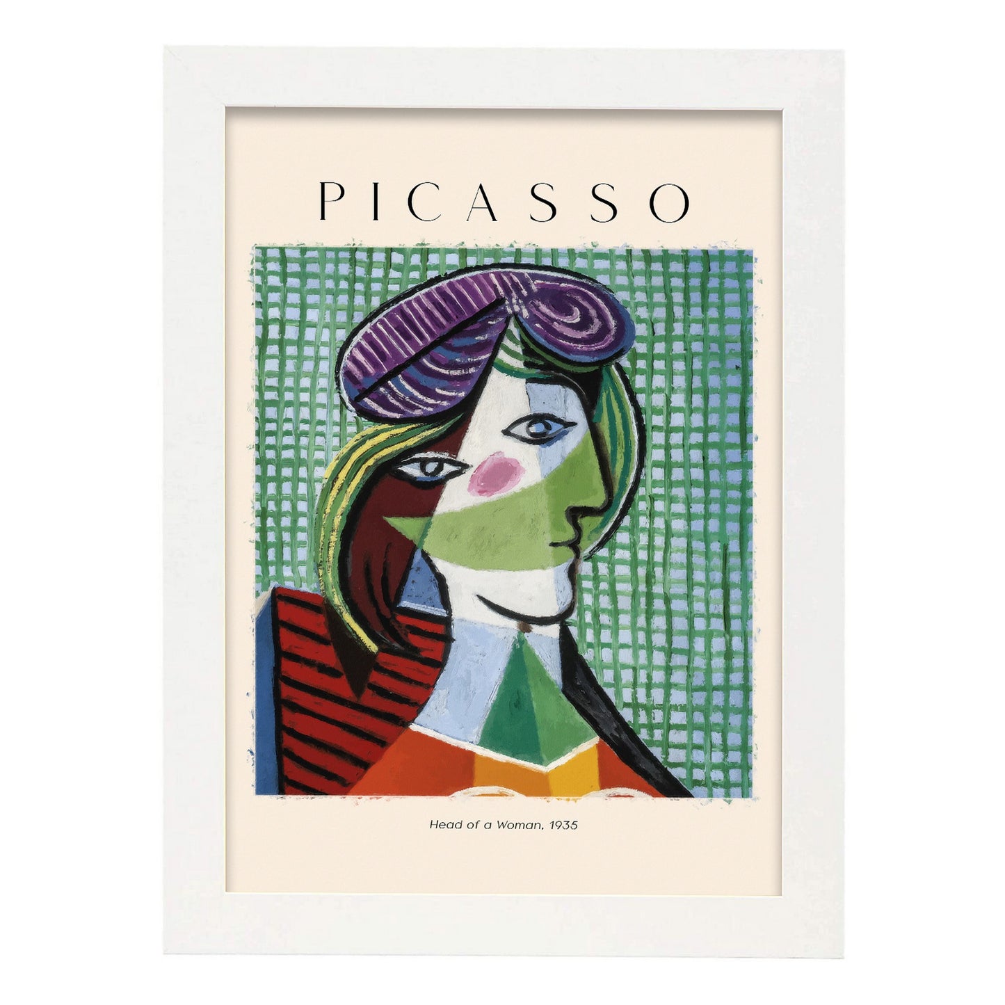 Lámina de Cabeza de Mujer inspirada en Picasso