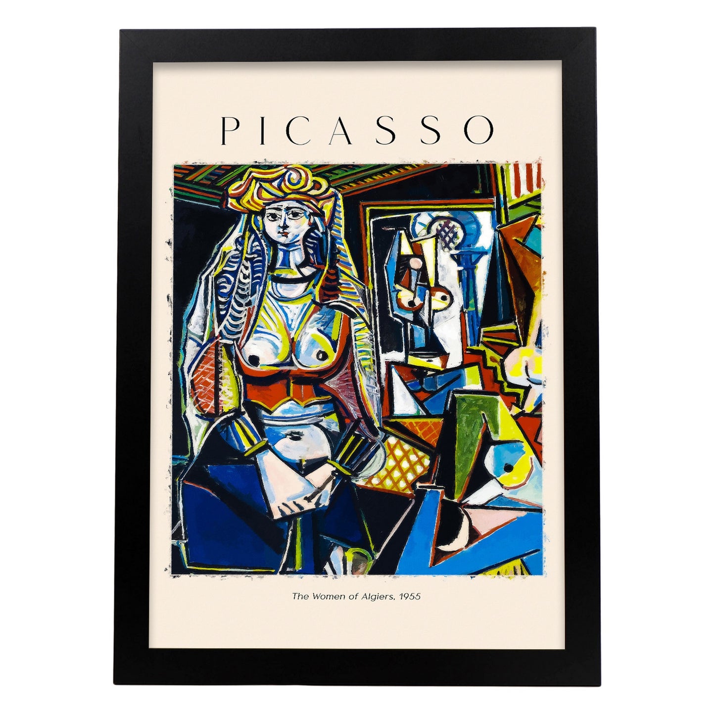 Lámina decorativa Mujeres de Argel inspirada en Picasso
