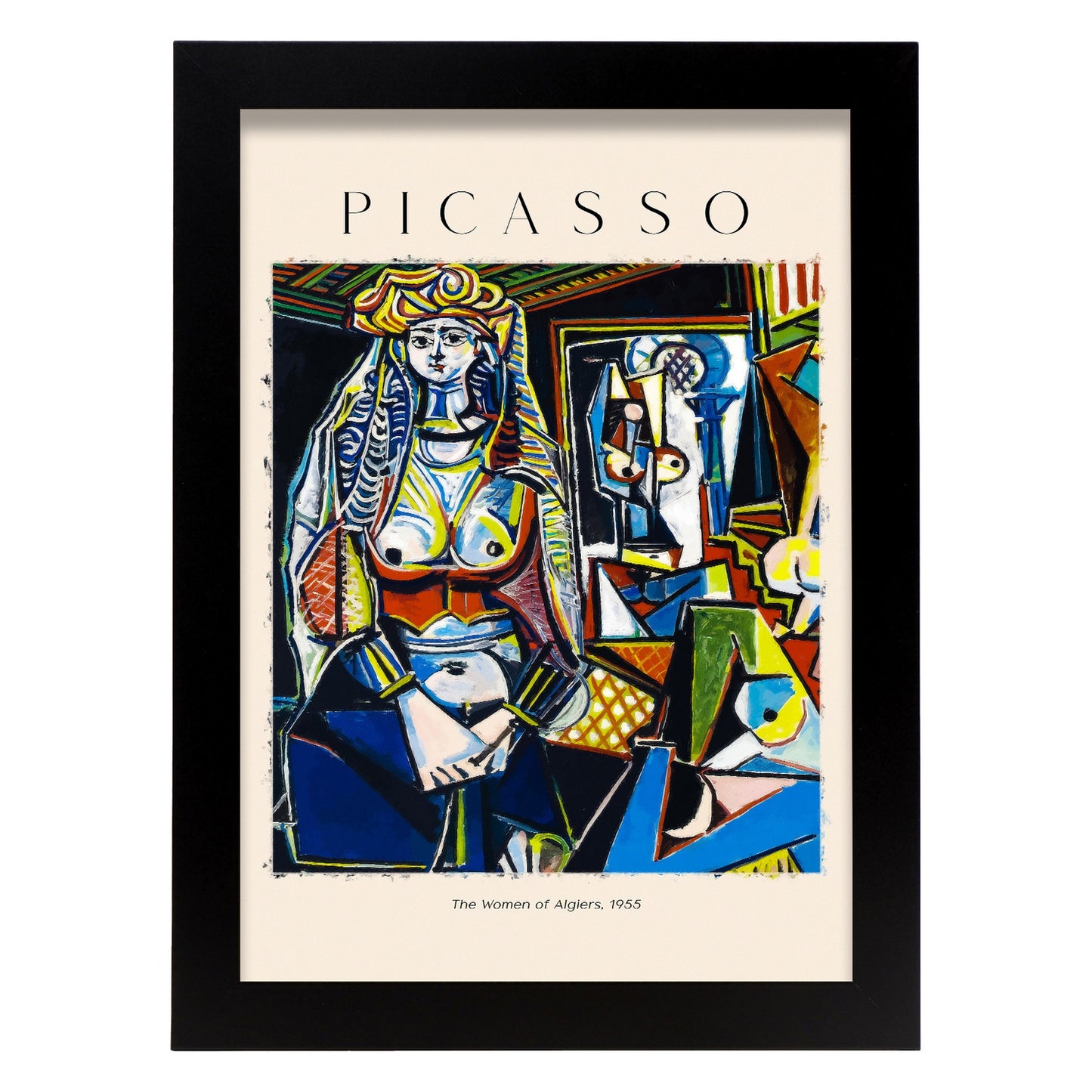 Lámina decorativa Mujeres de Argel inspirada en Picasso
