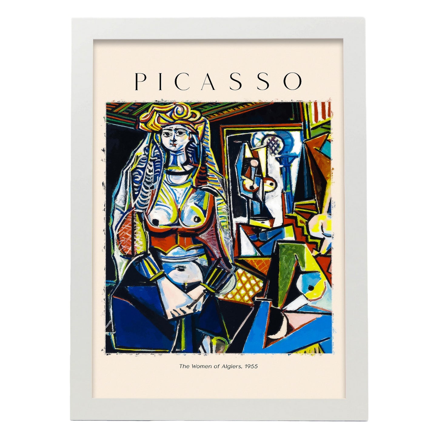 Lámina decorativa Mujeres de Argel inspirada en Picasso