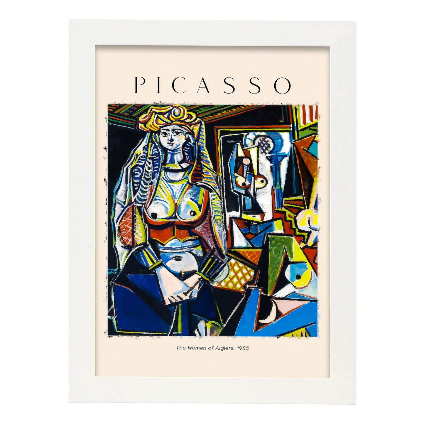 Lámina decorativa Mujeres de Argel inspirada en Picasso