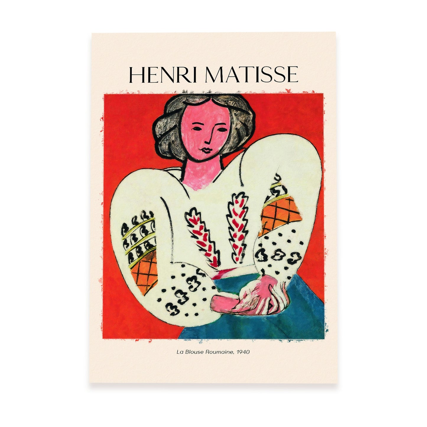 Lámina decorativa LA BLOUNA ROUMAINA inspirada en Henri Matisse