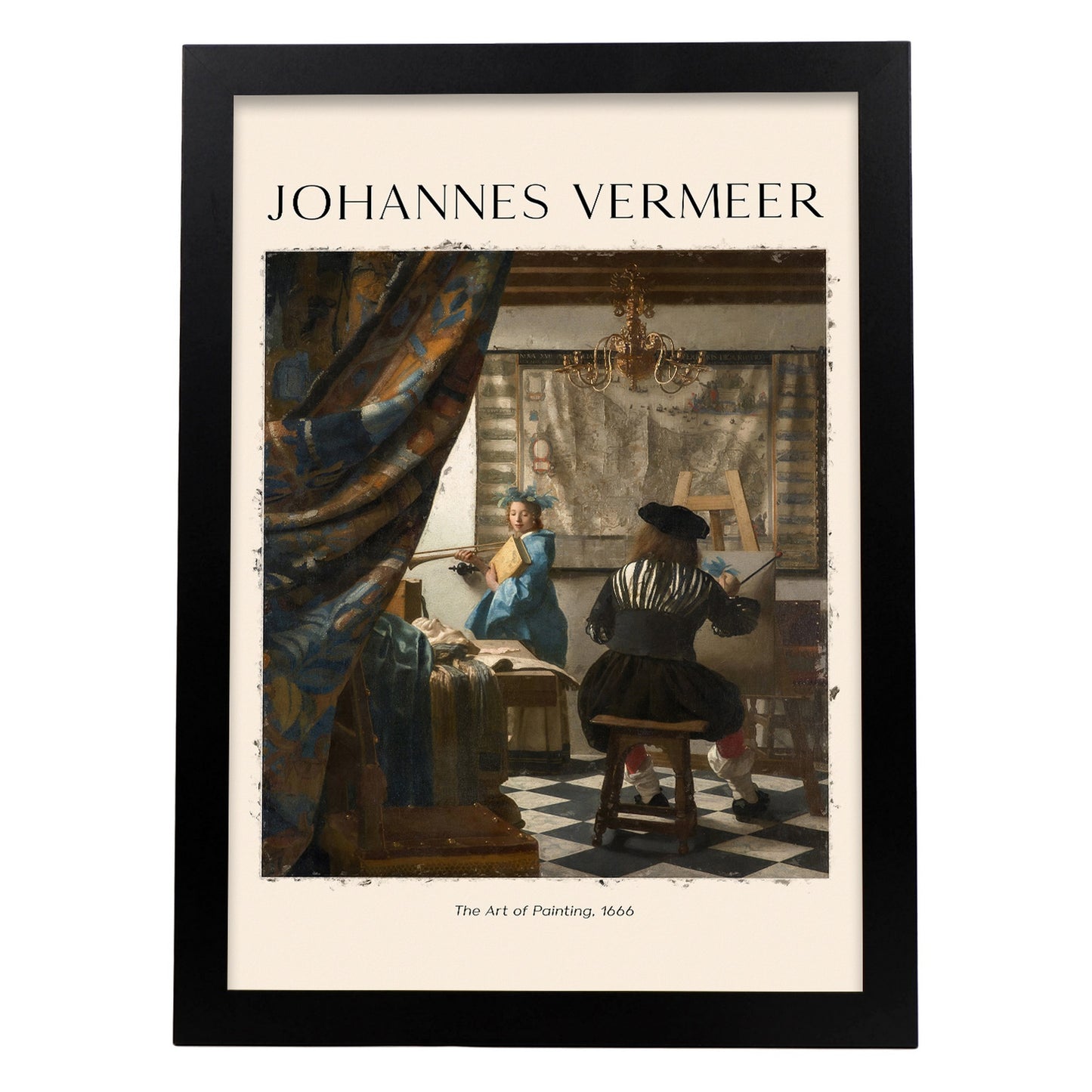Lámina de Arte Inspirada en Johannes Vermeer