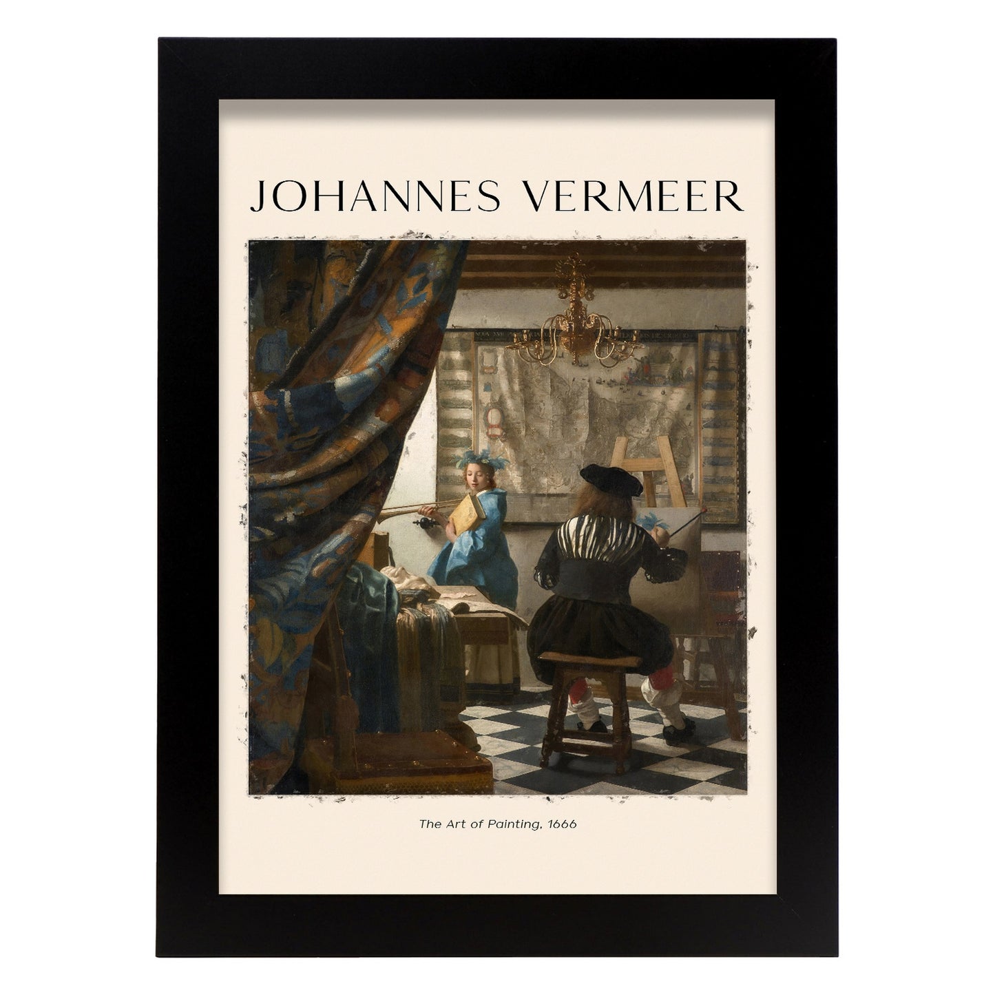 Lámina de Arte Inspirada en Johannes Vermeer
