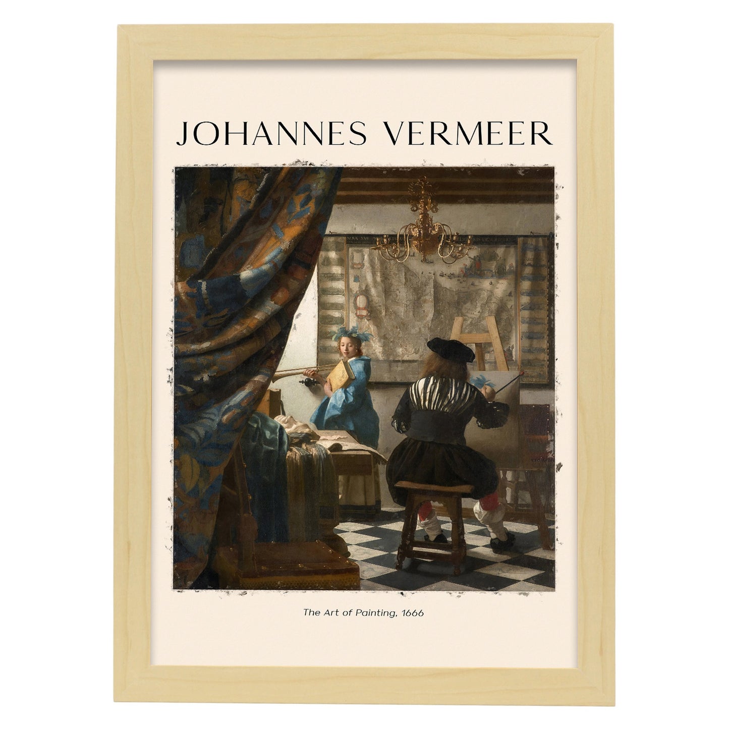 Lámina de Arte Inspirada en Johannes Vermeer