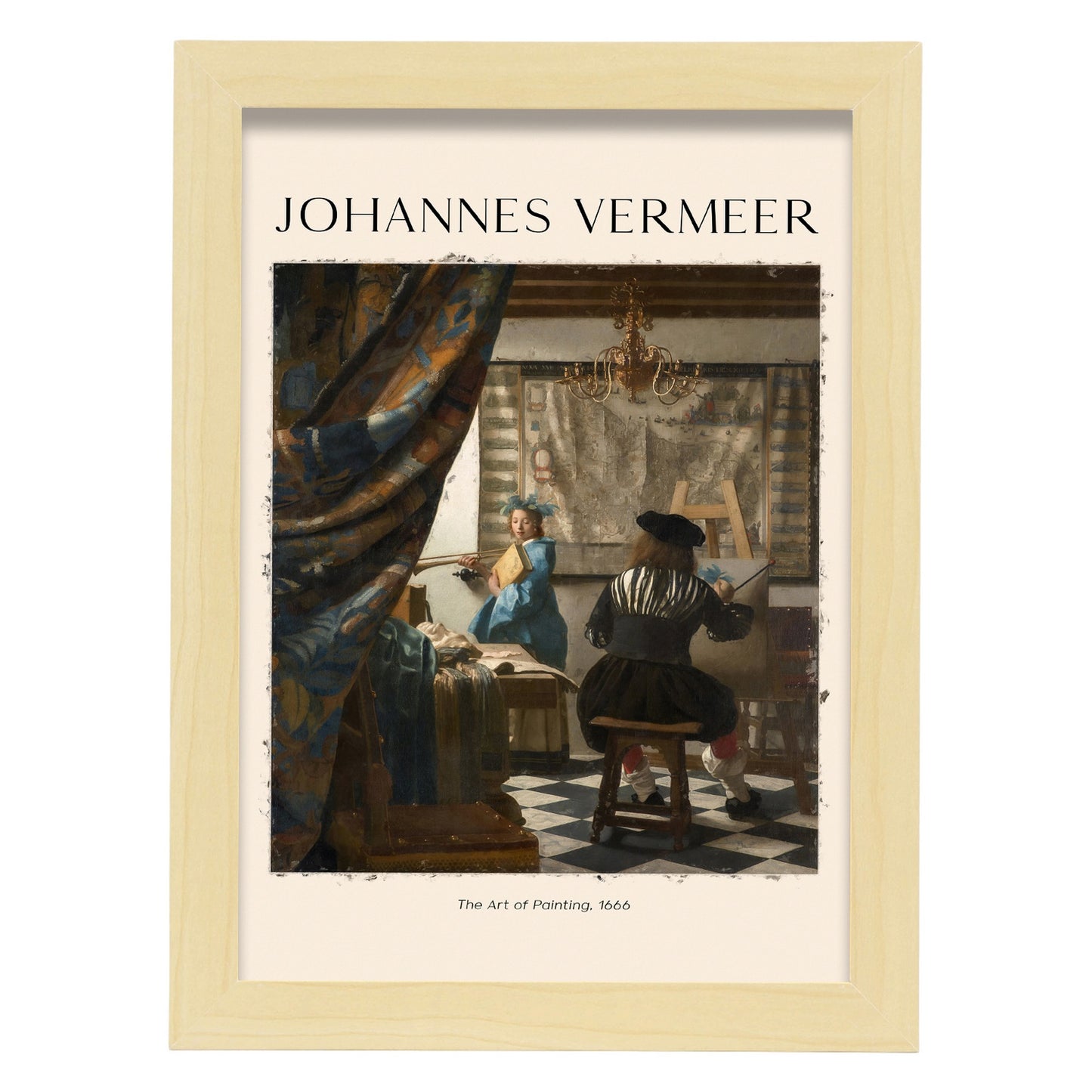 Lámina de Arte Inspirada en Johannes Vermeer