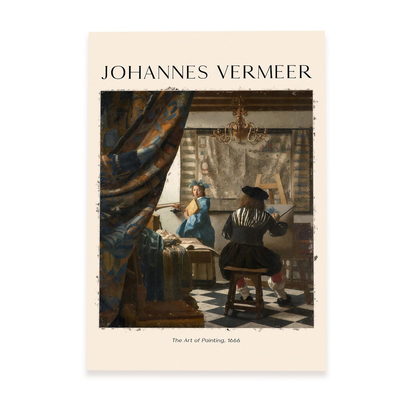 Lámina de Arte Inspirada en Johannes Vermeer
