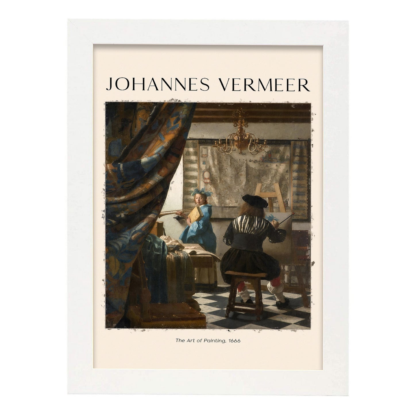 Lámina de Arte Inspirada en Johannes Vermeer