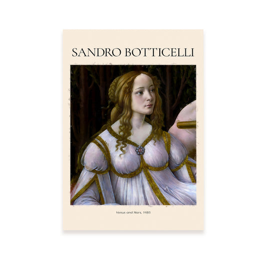Lámina de Venus y Marte inspirada en Sandro Botticelli