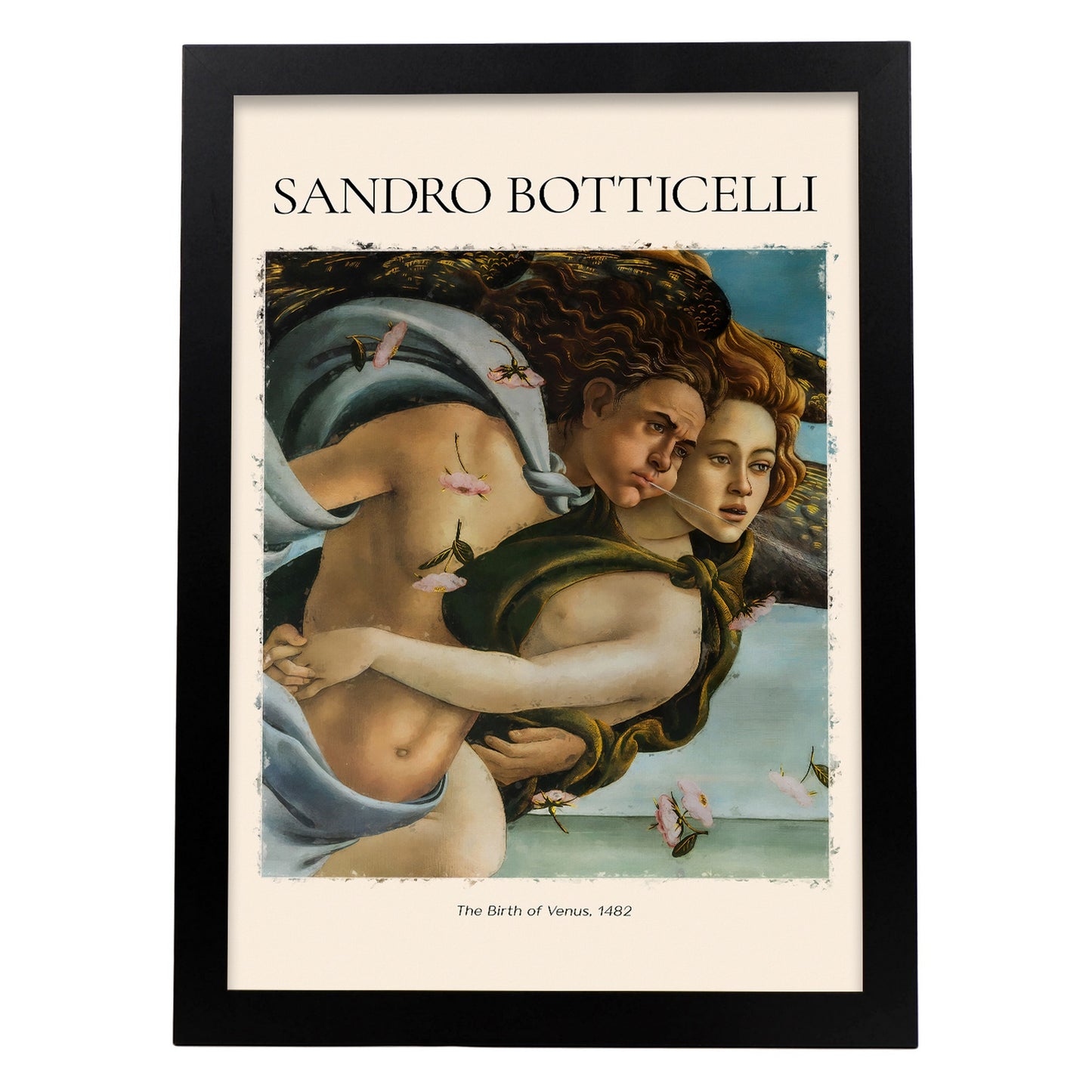 Lámina estética de El Nacimiento de Venus de Sandro Botticelli
