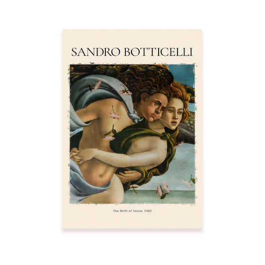 Lámina estética de El Nacimiento de Venus de Sandro Botticelli