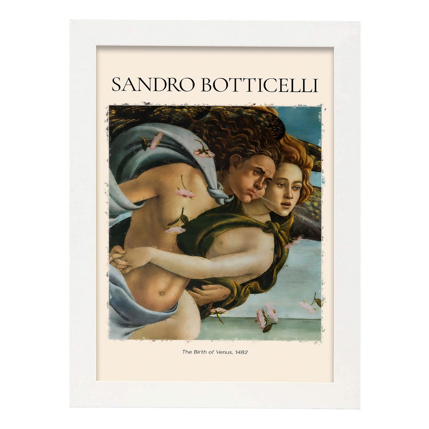 Lámina estética de El Nacimiento de Venus de Sandro Botticelli