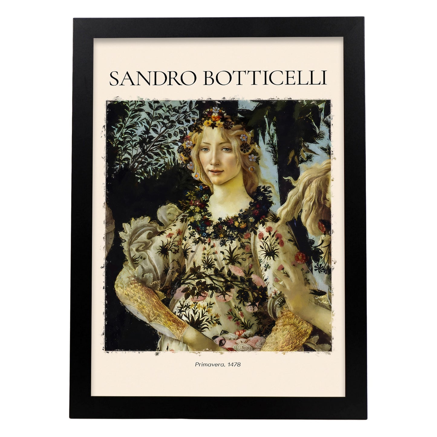 Lámina de Primavera inspirada en Sandro Botticelli para tu hogar
