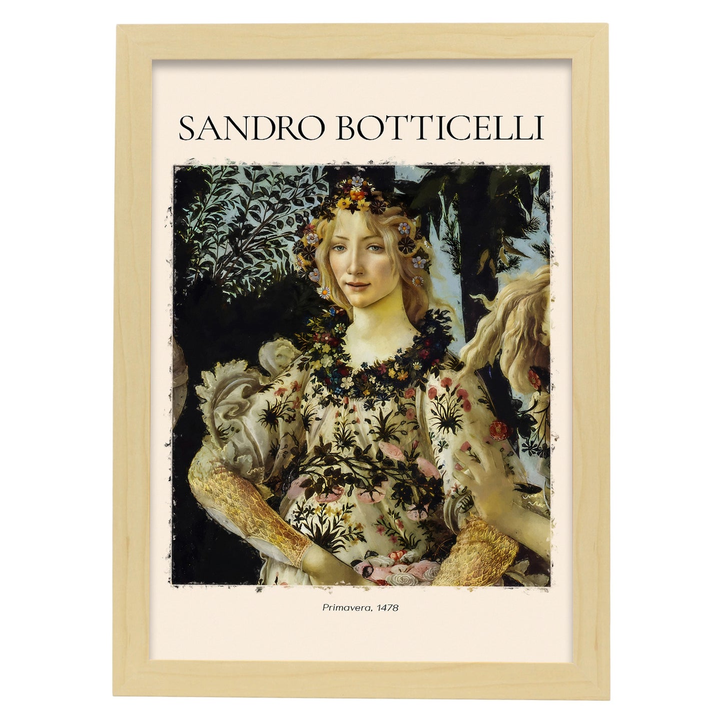 Lámina de Primavera inspirada en Sandro Botticelli para tu hogar
