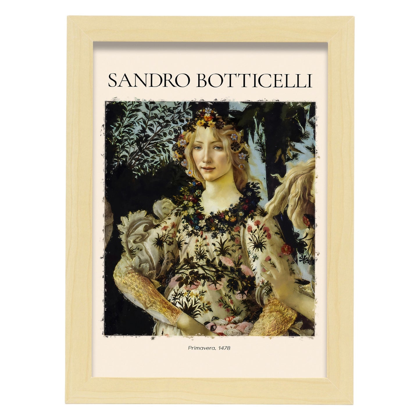 Lámina de Primavera inspirada en Sandro Botticelli para tu hogar