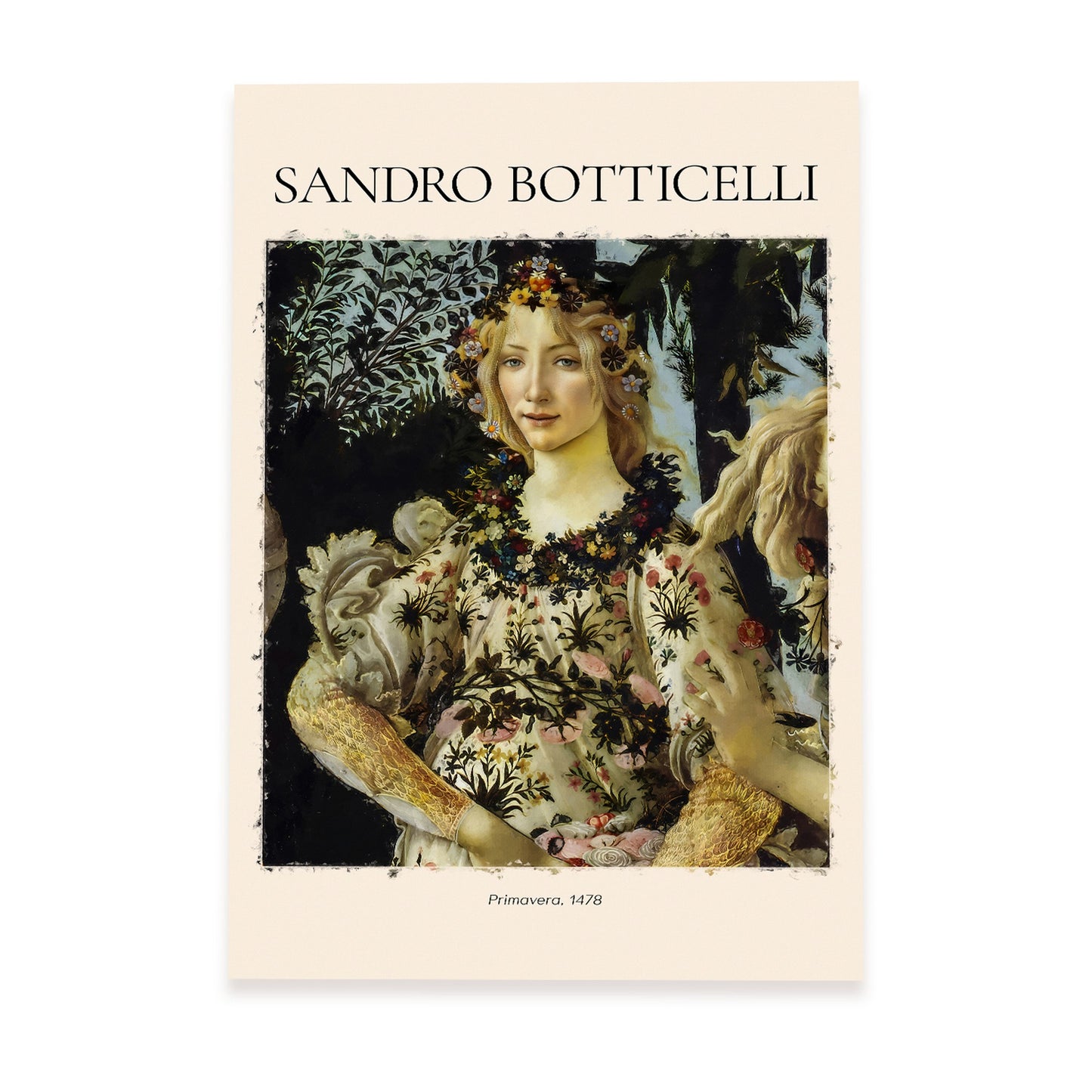 Lámina de Primavera inspirada en Sandro Botticelli para tu hogar