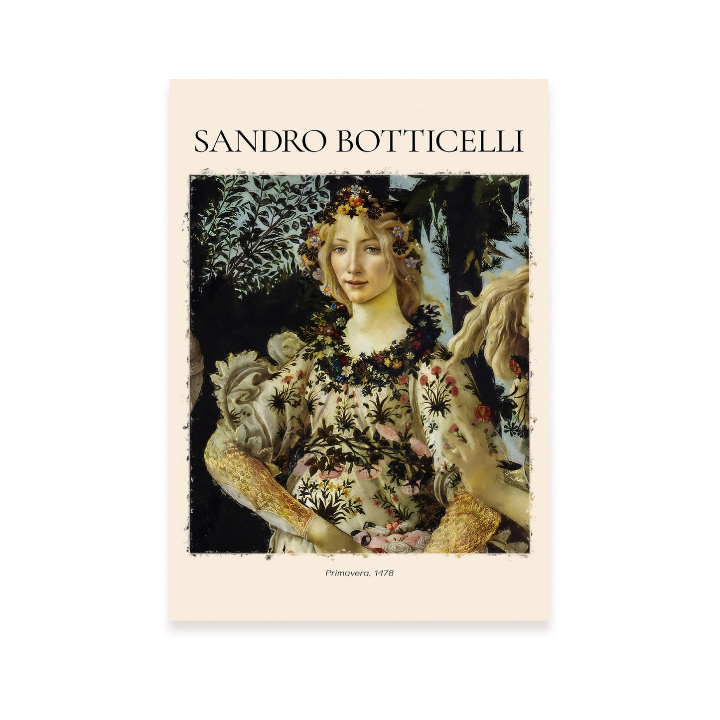 Lámina de Primavera inspirada en Sandro Botticelli para tu hogar