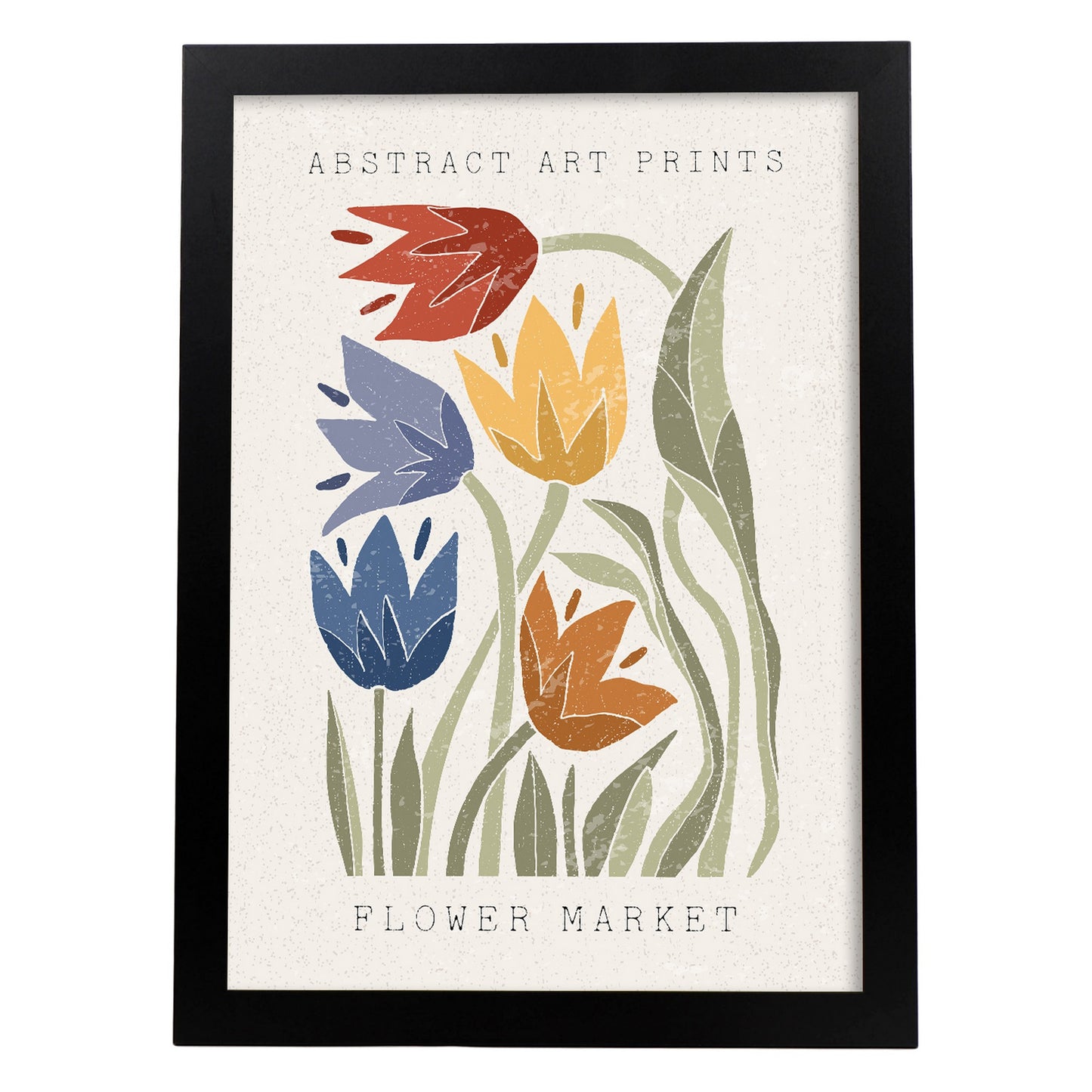Lámina de Arte de Pared con Tulipán