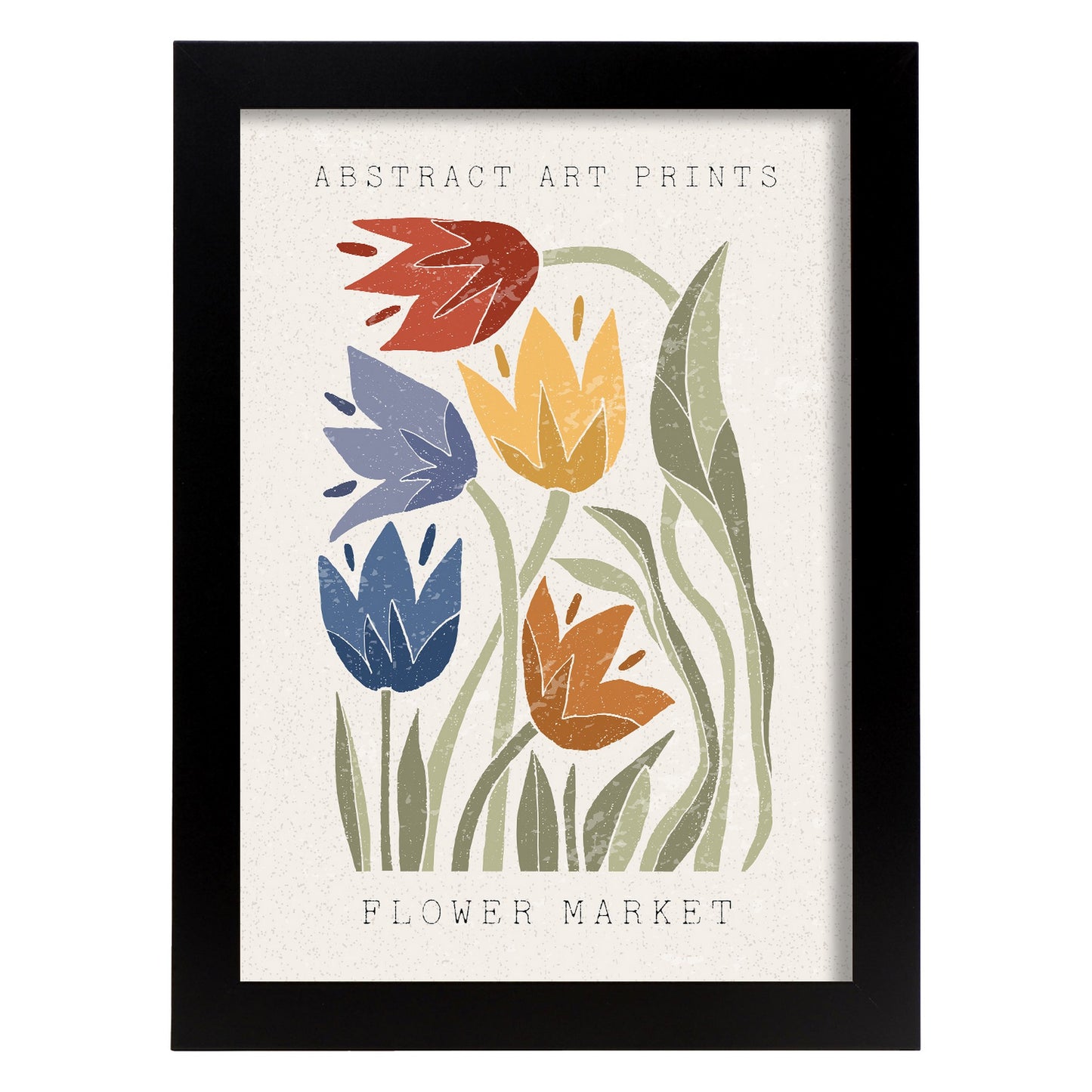 Lámina de Arte de Pared con Tulipán
