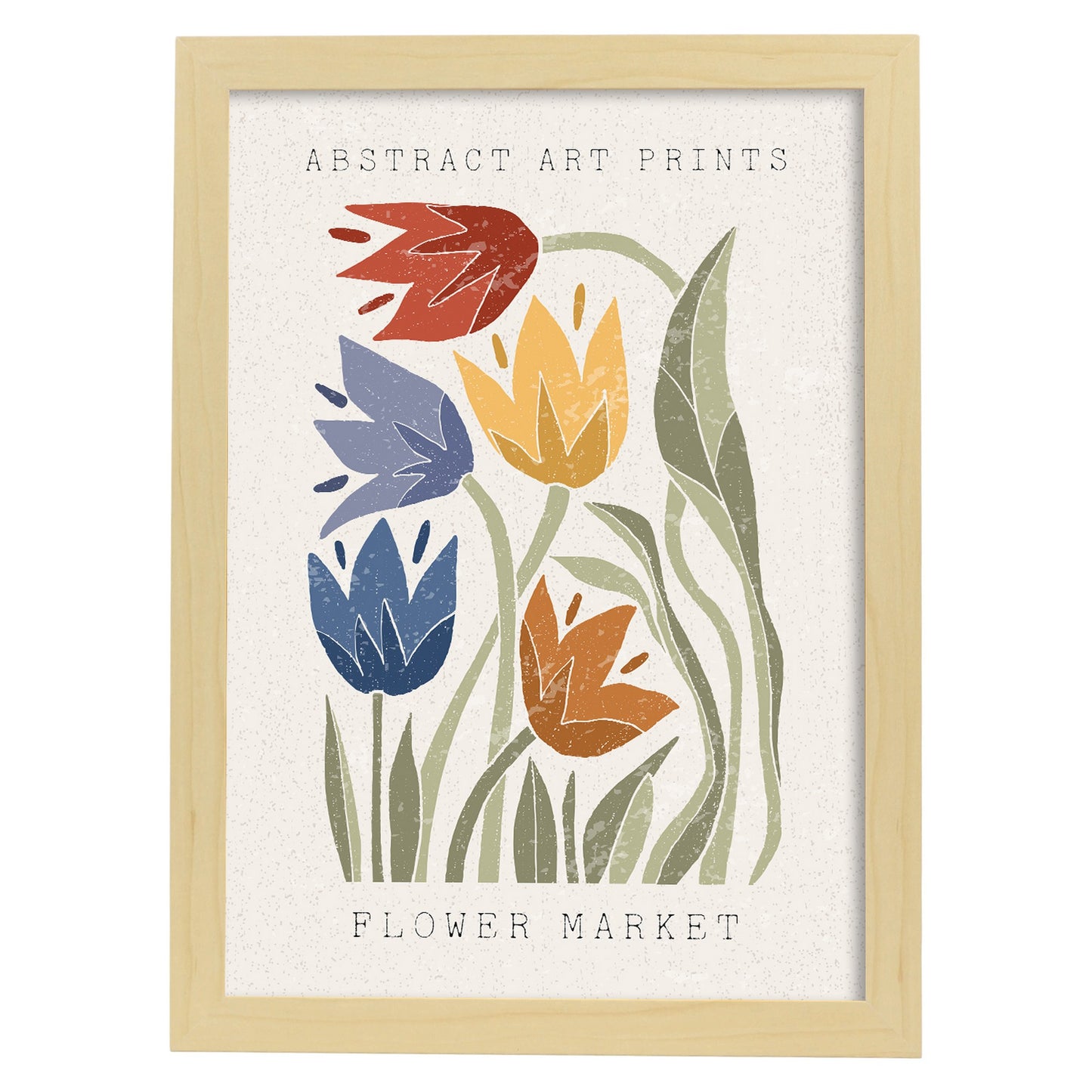 Lámina de Arte de Pared con Tulipán
