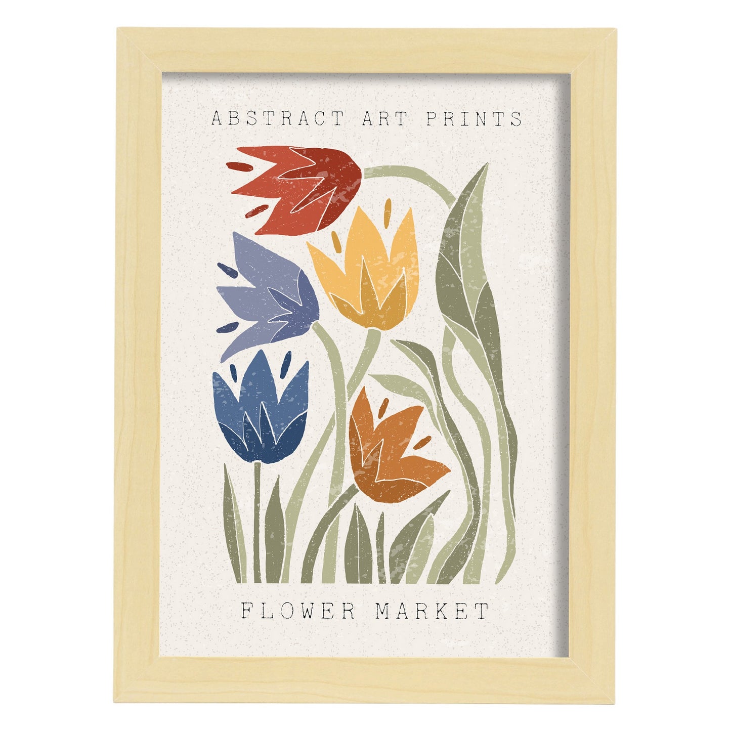 Lámina de Arte de Pared con Tulipán
