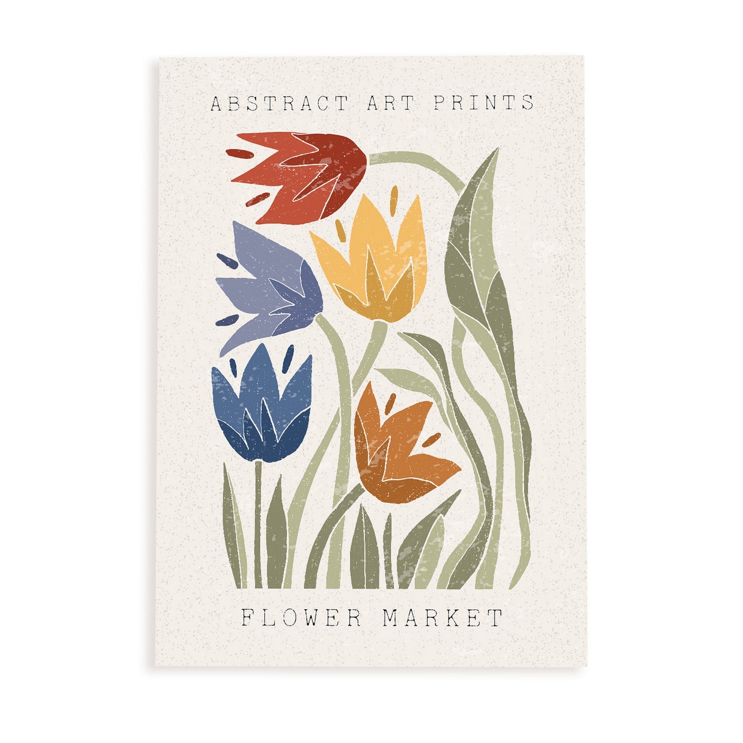 Lámina de Arte de Pared con Tulipán
