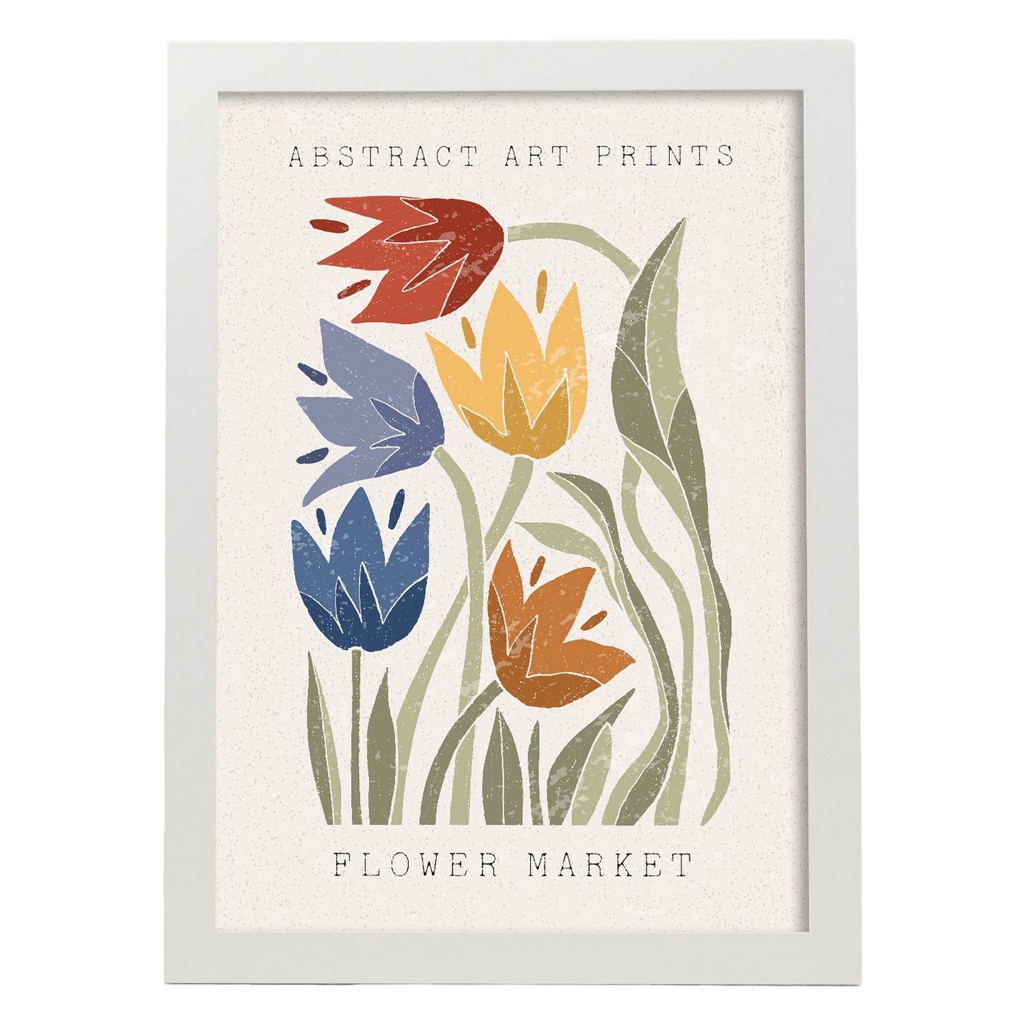 Lámina de Arte de Pared con Tulipán