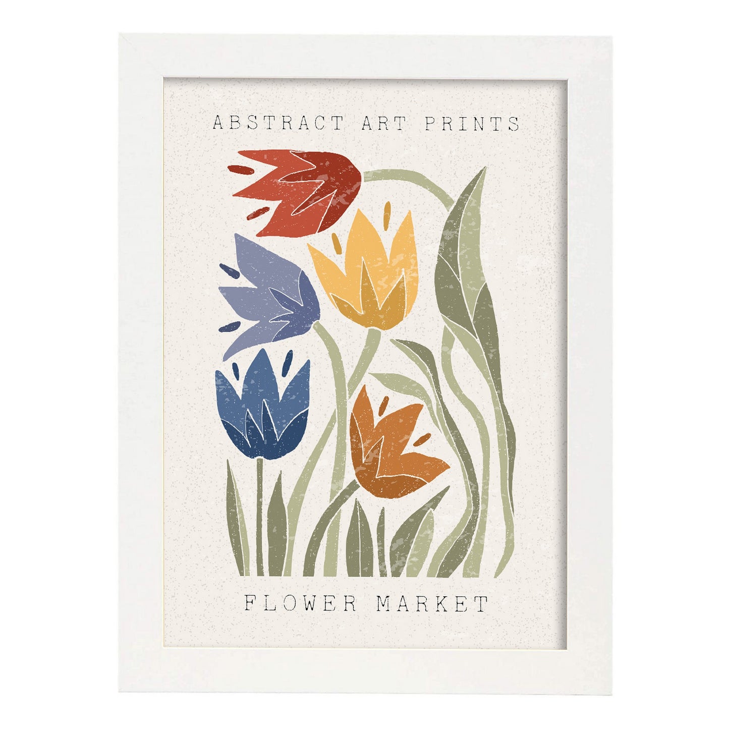 Lámina de Arte de Pared con Tulipán