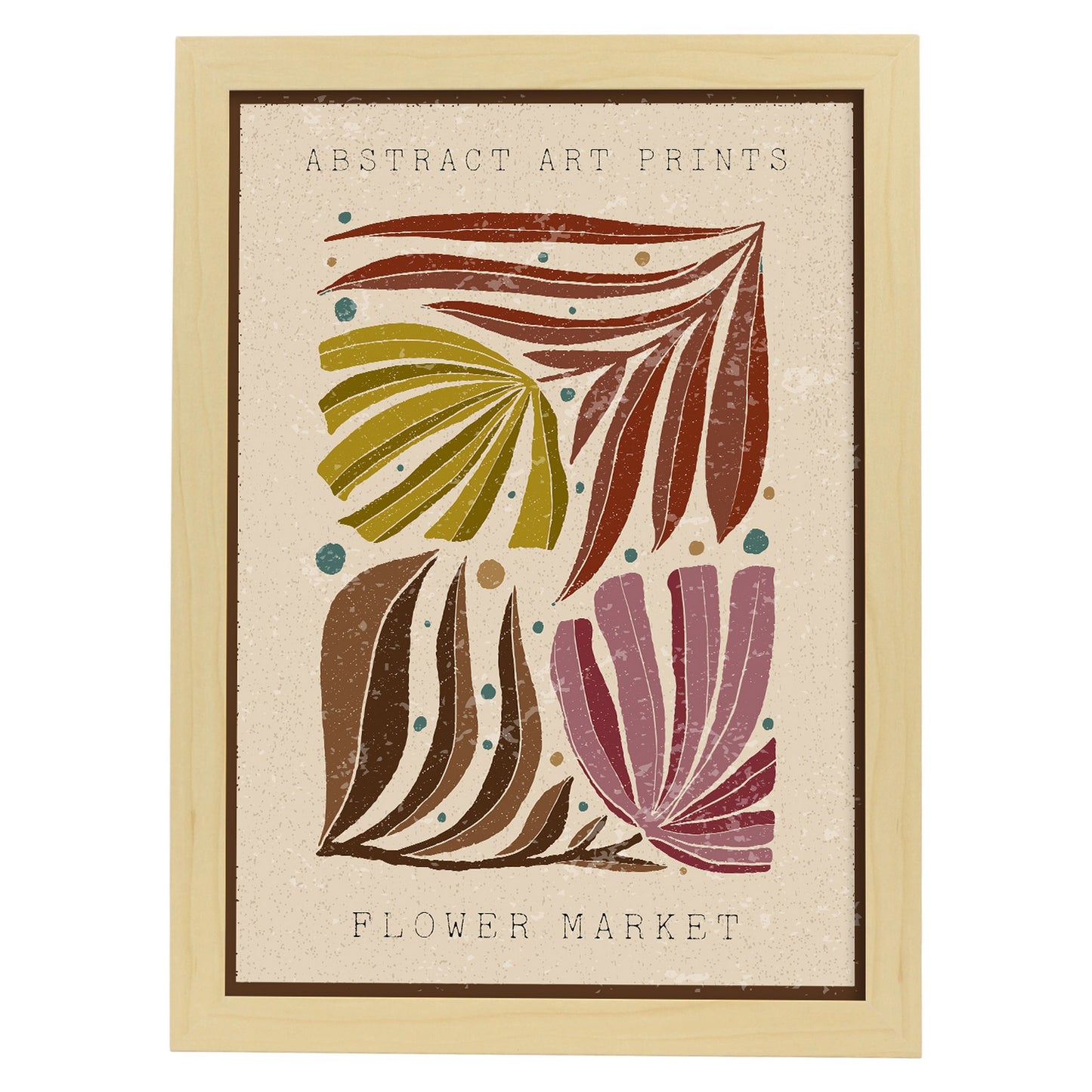 Lámina Estampado de Arte de Palmera