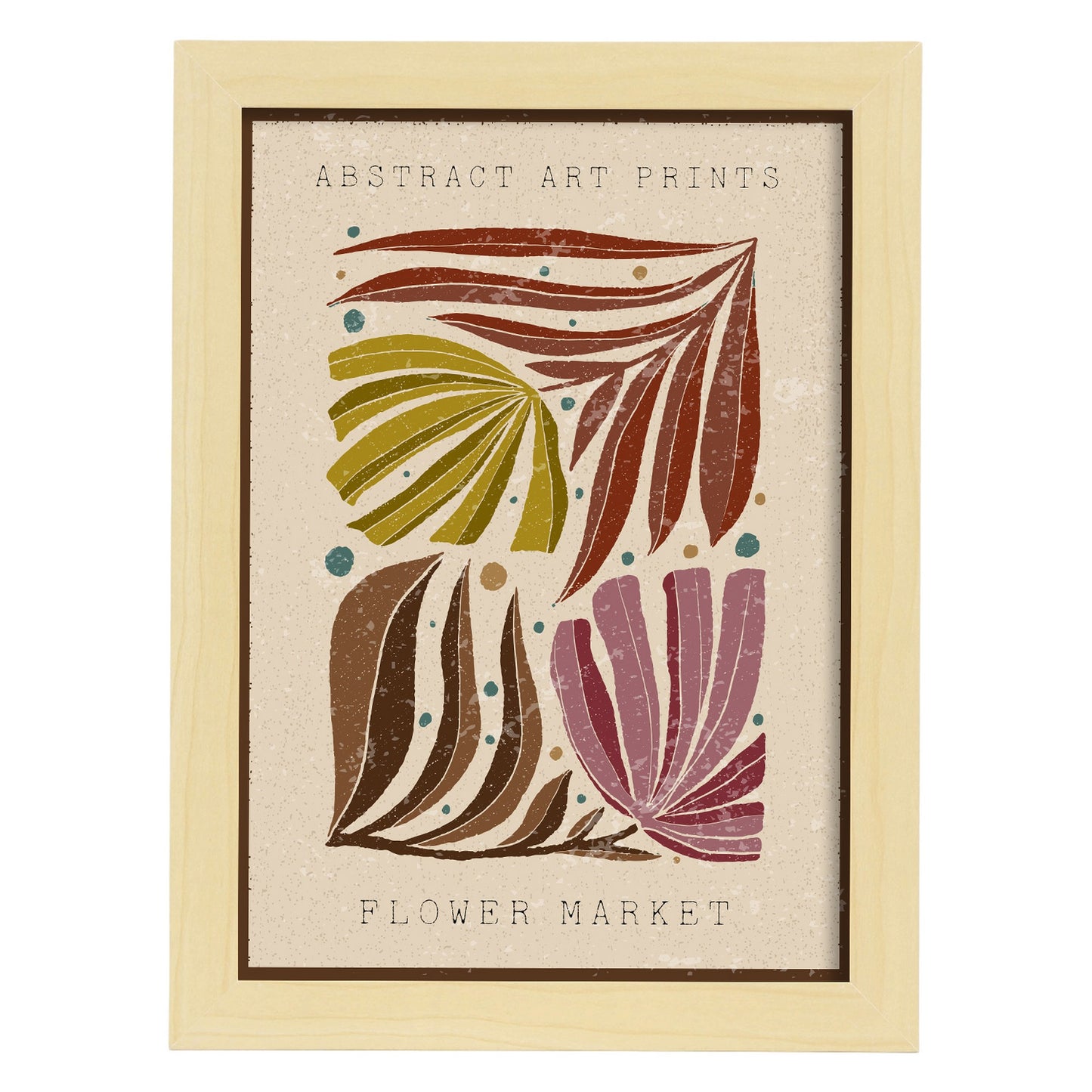 Lámina Estampado de Arte de Palmera