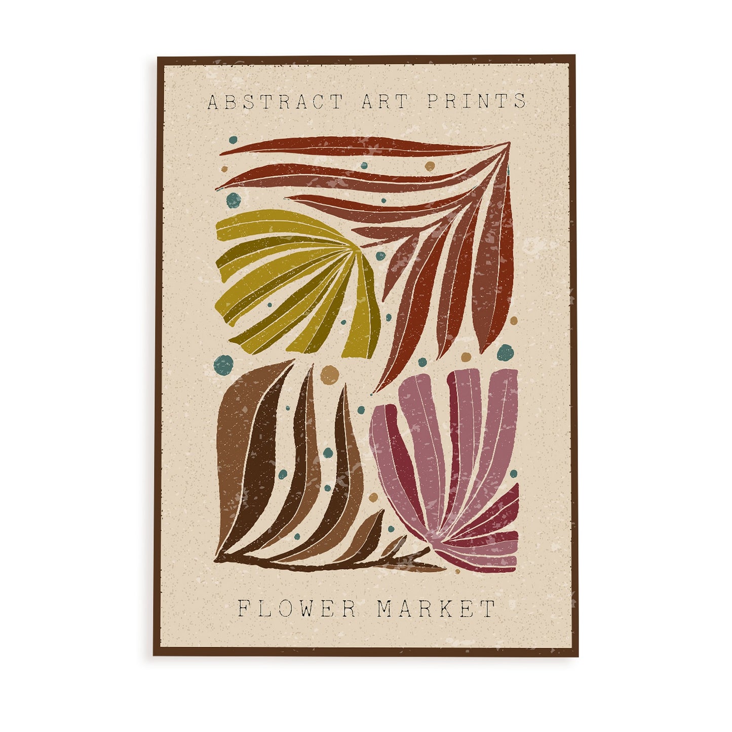 Lámina Estampado de Arte de Palmera