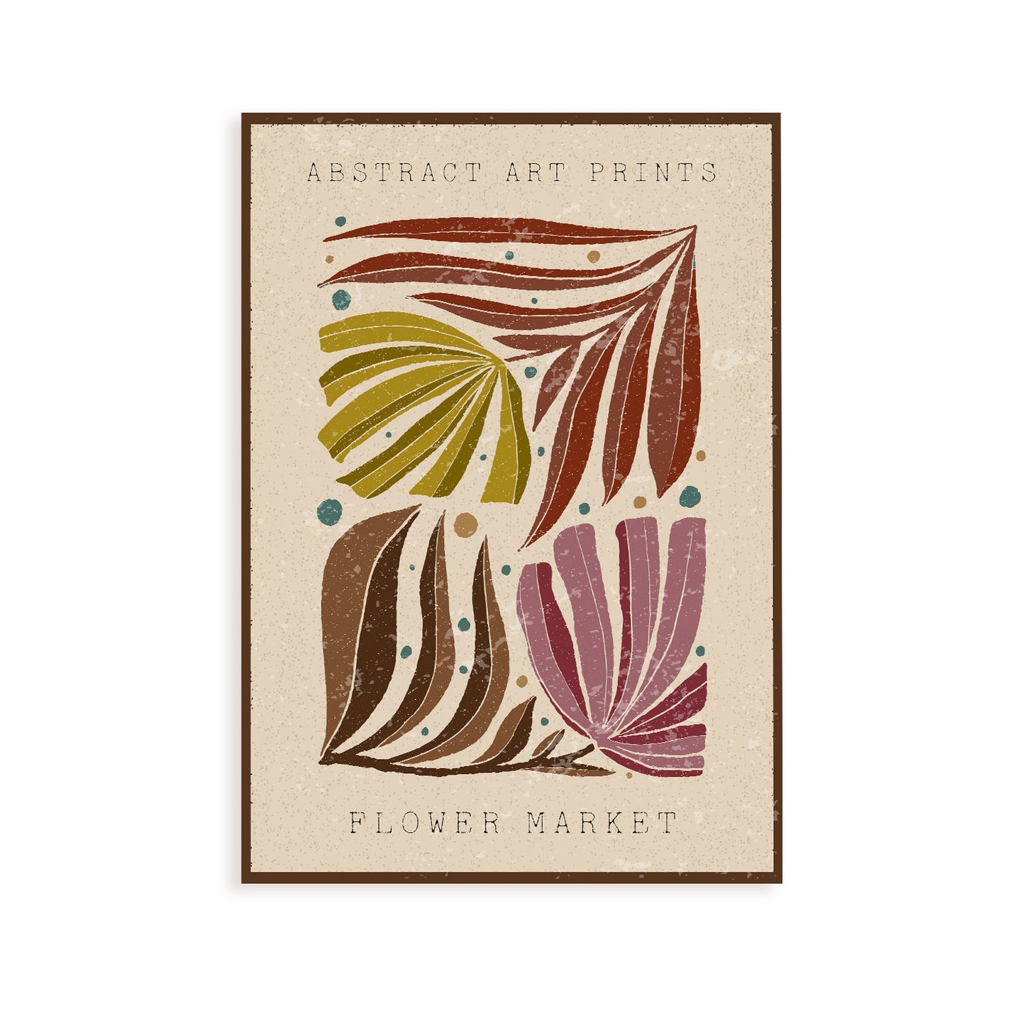 Lámina Estampado de Arte de Palmera