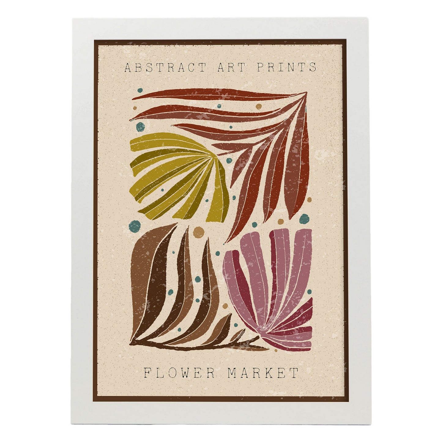 Lámina Estampado de Arte de Palmera