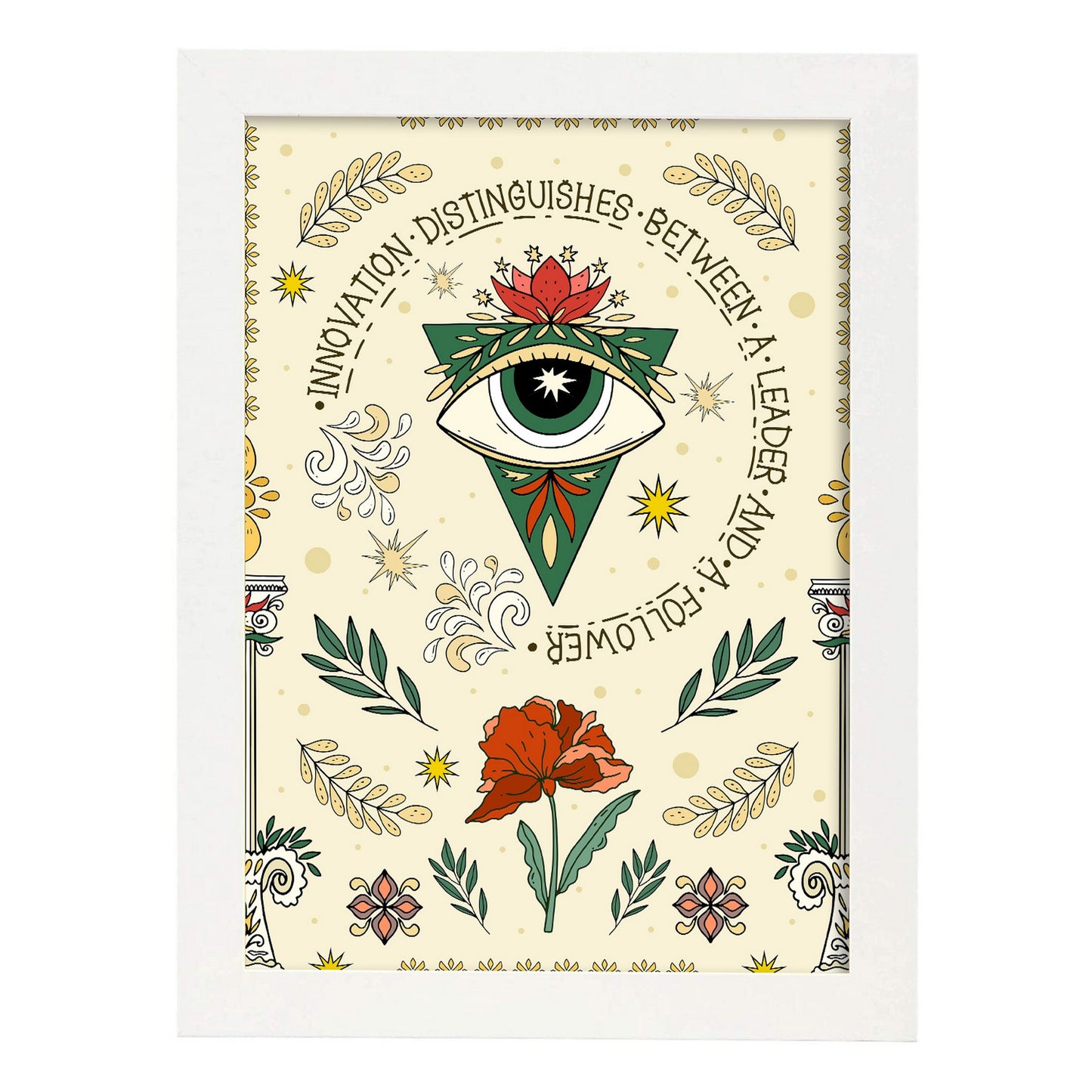 Lámina de arte de pared estético para diseño de hogar