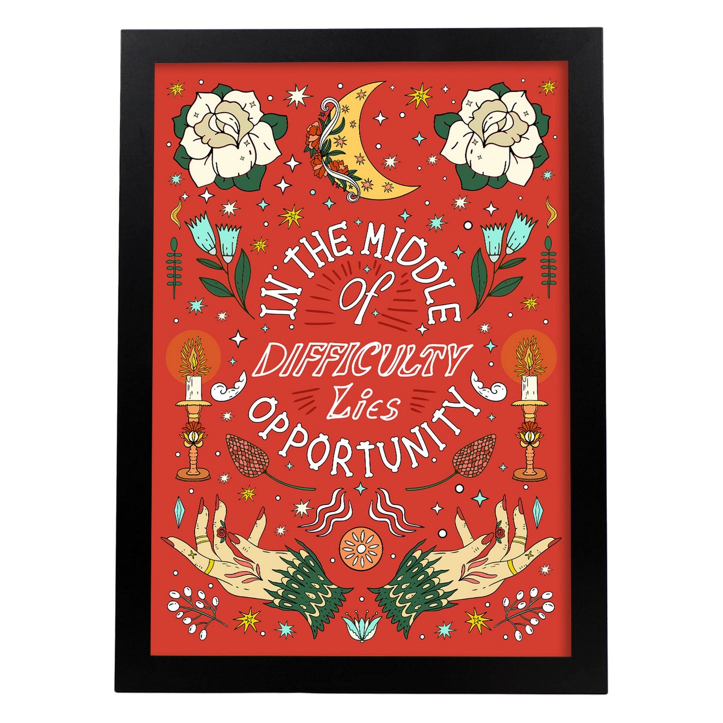 Lámina Decorativa de Oportunidad en Dificultad