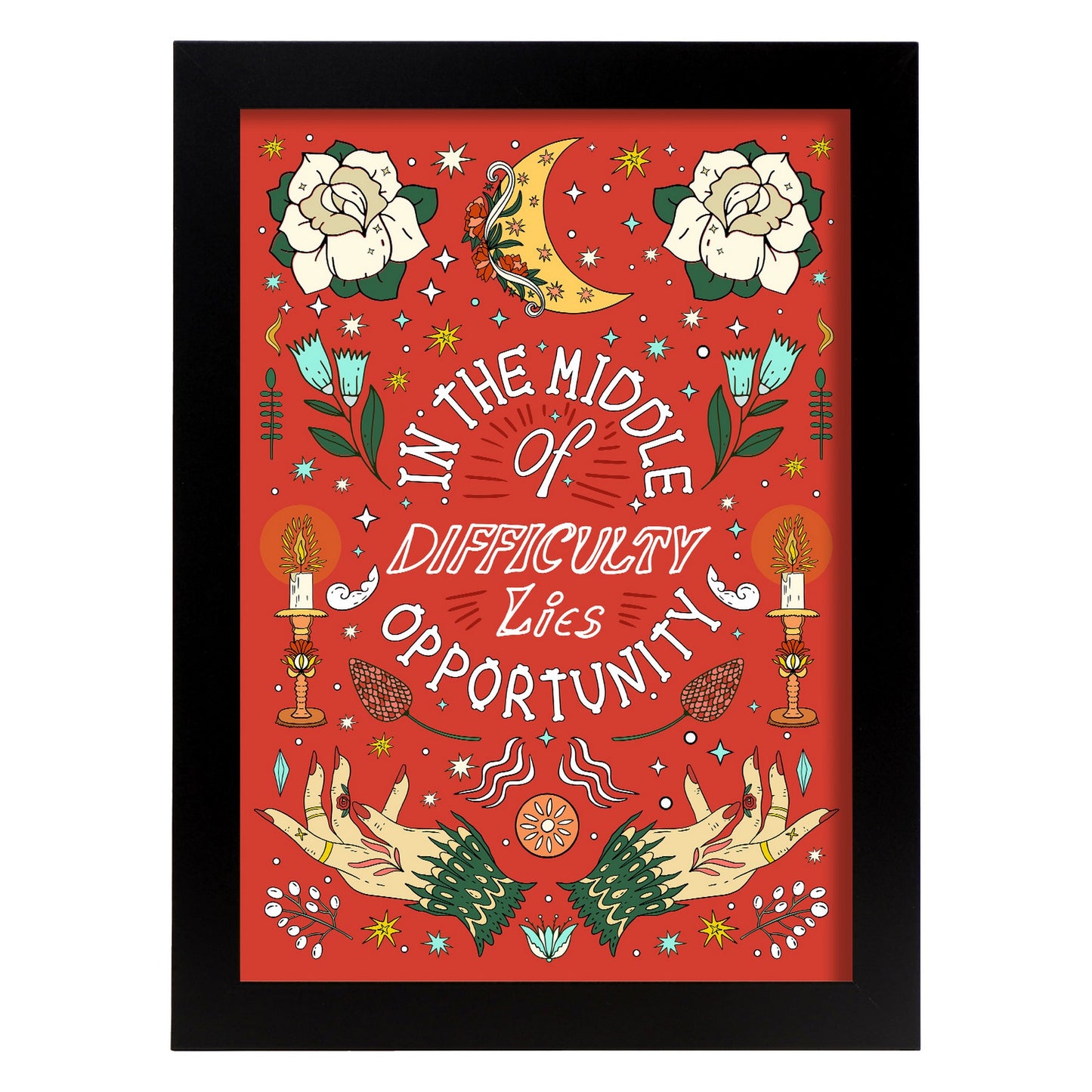 Lámina Decorativa de Oportunidad en Dificultad