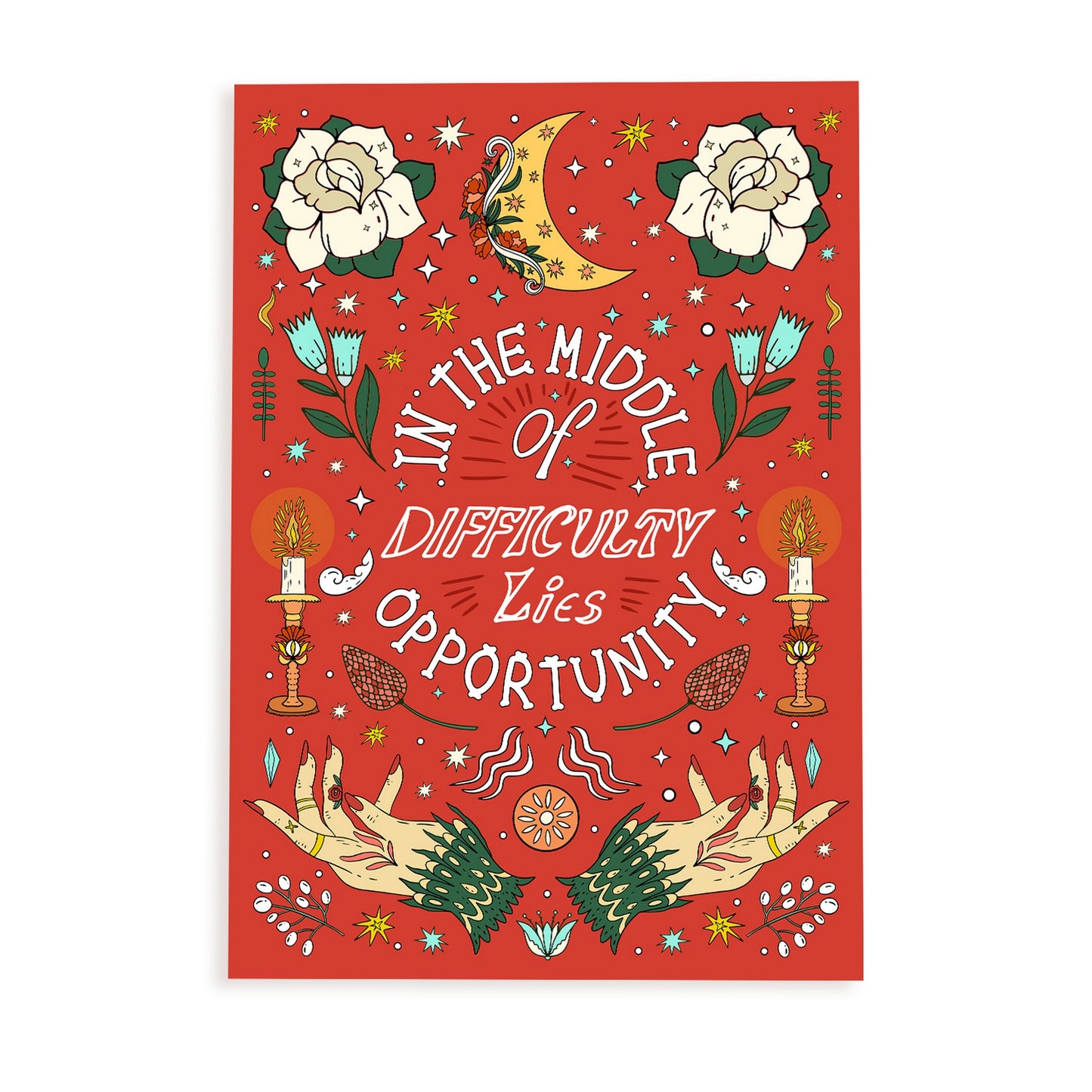 Lámina Decorativa de Oportunidad en Dificultad