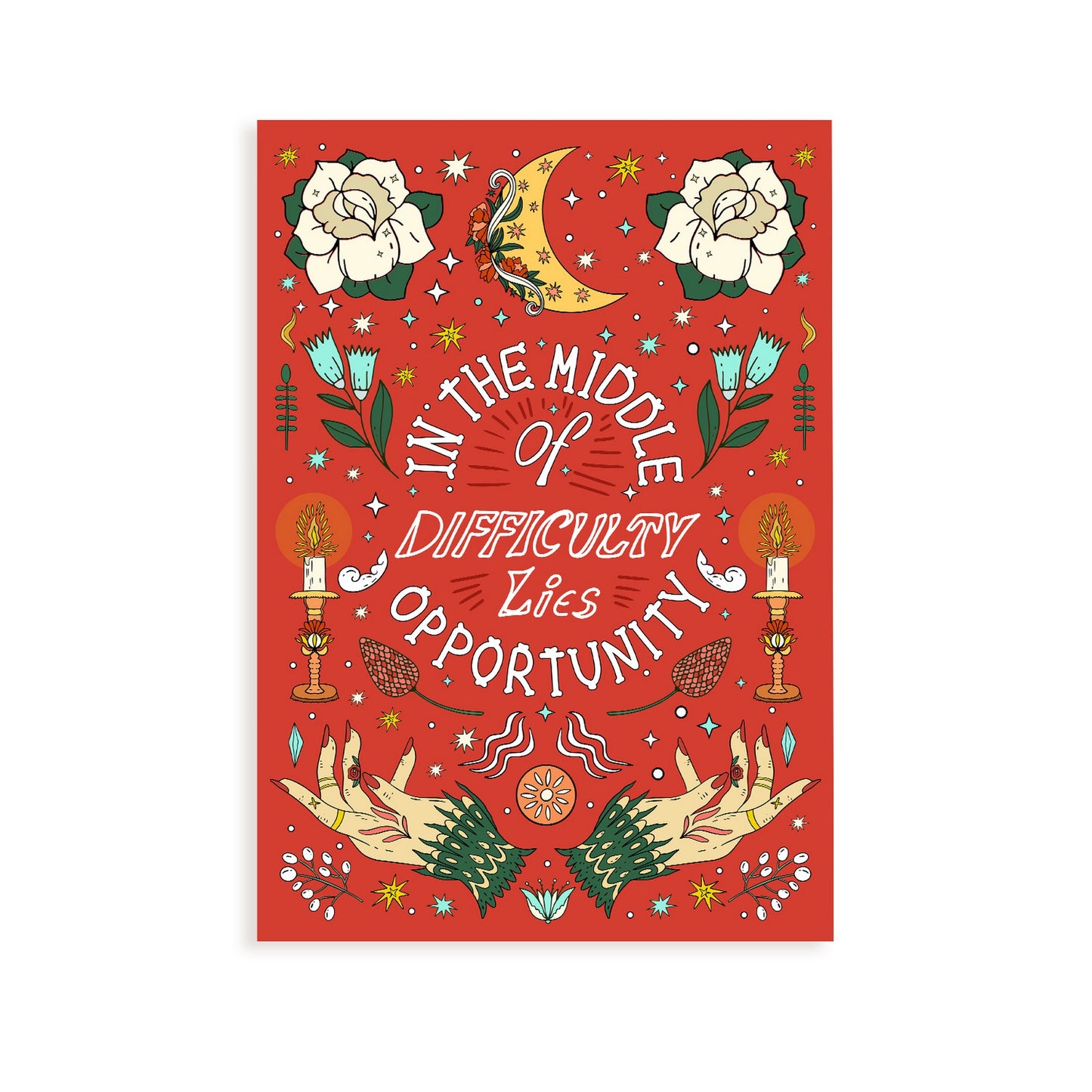 Lámina Decorativa de Oportunidad en Dificultad