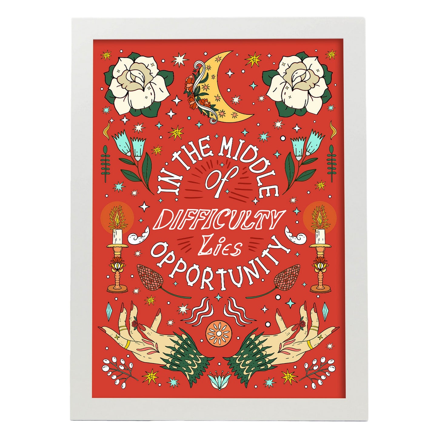 Lámina Decorativa de Oportunidad en Dificultad