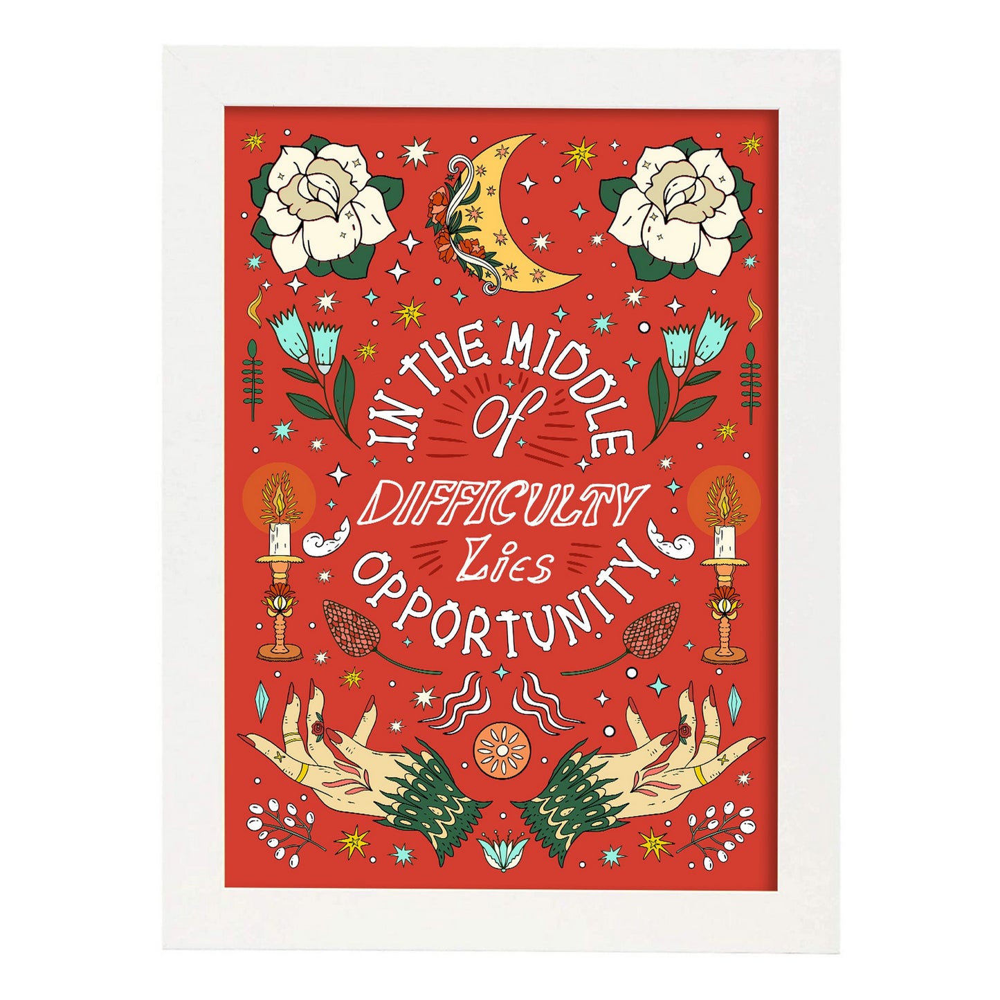 Lámina Decorativa de Oportunidad en Dificultad