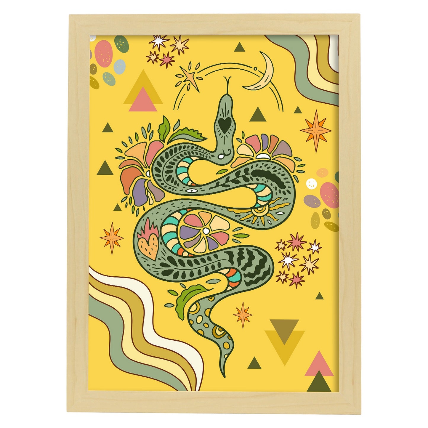 Lámina de Serpiente para Decoración de Hogar y Dormitorio