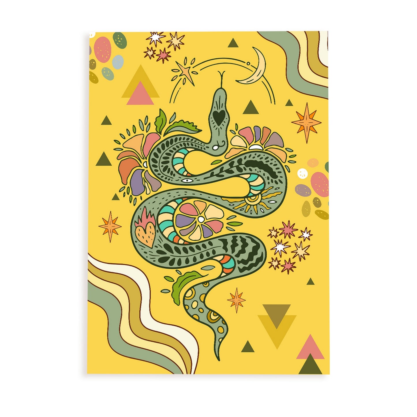 Lámina de Serpiente para Decoración de Hogar y Dormitorio