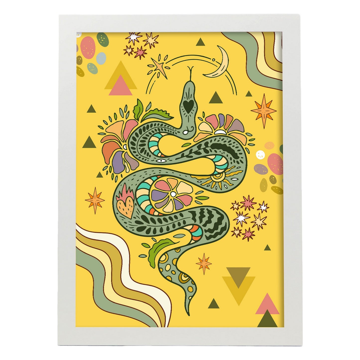 Lámina de Serpiente para Decoración de Hogar y Dormitorio