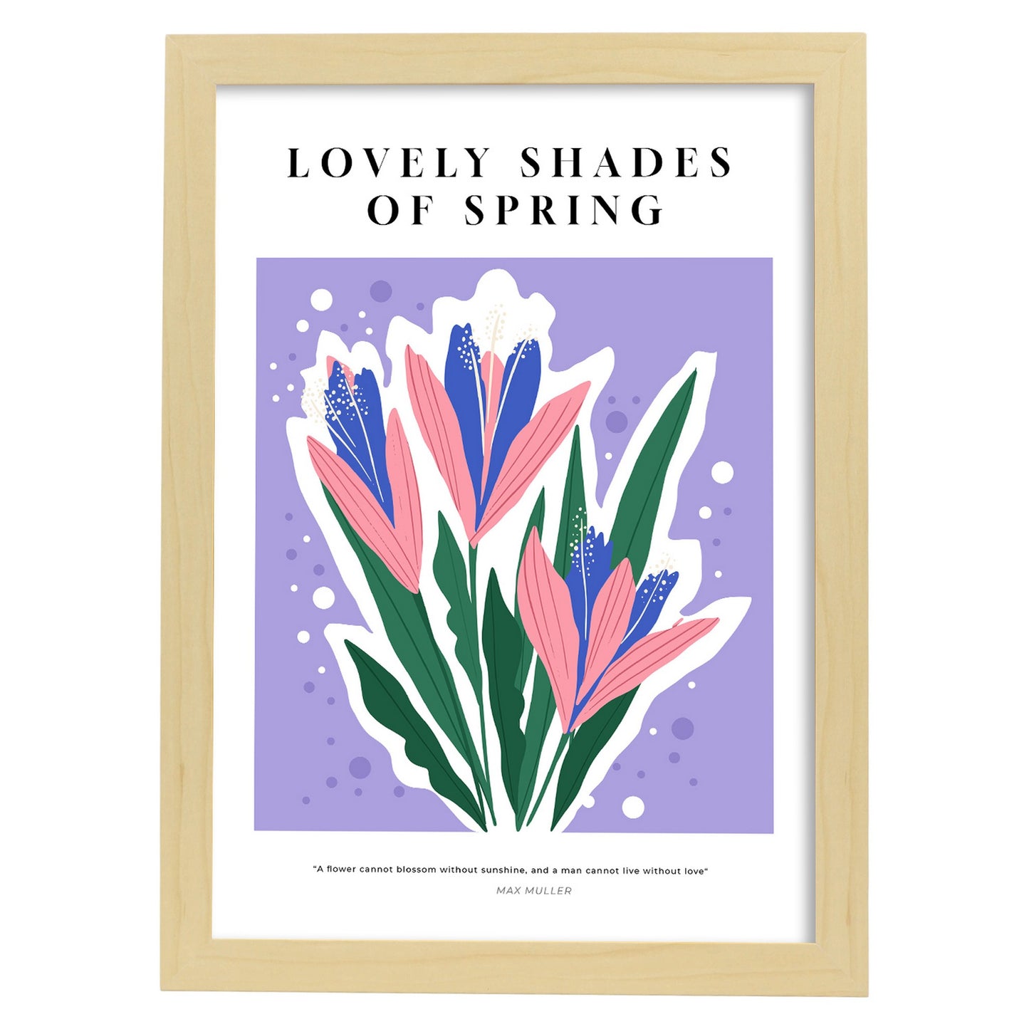 Lámina de Hermosos Tonos de Primavera