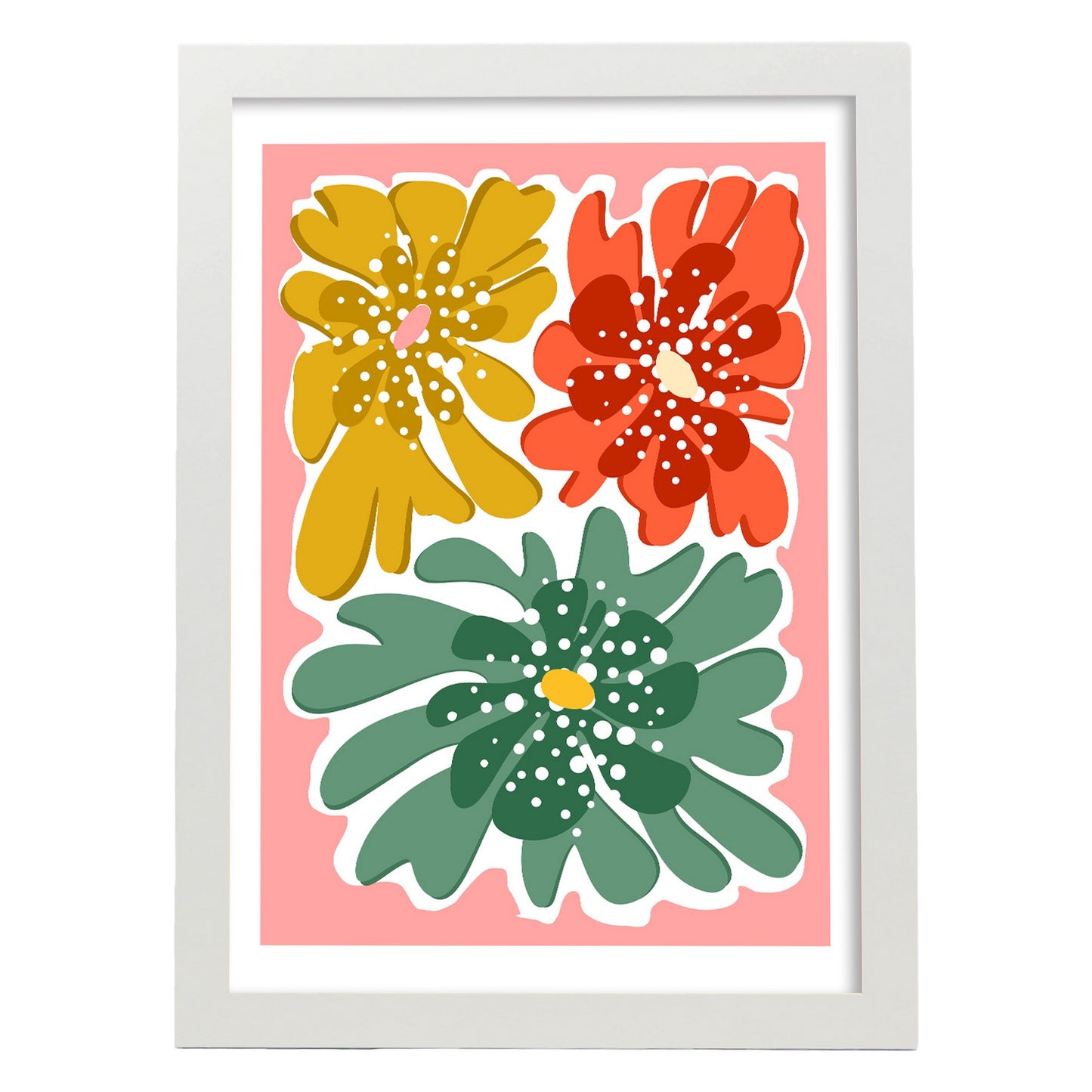 Lámina de Trío de Flores