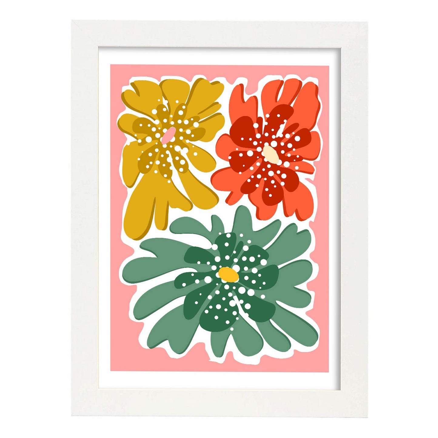 Lámina de Trío de Flores