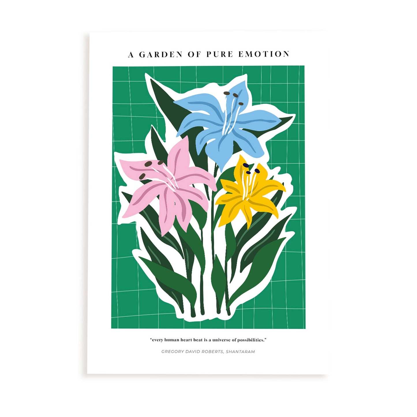 Lámina de Un Jardín de Emociones Puras
