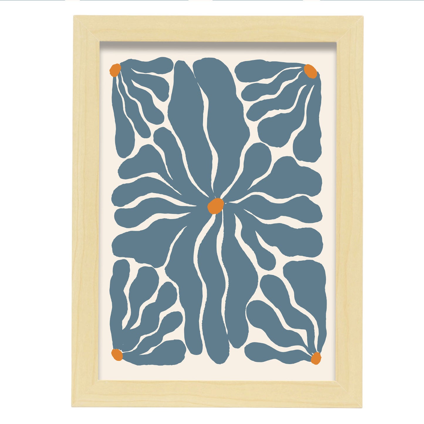 Lámina Nacnic Lino Perenne Inspirada en Matisse